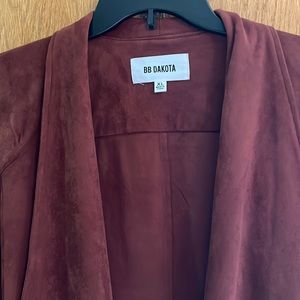 BB Dakota by Steve Madden. XL Suede It Out Jacket, Rust color.  NWOT.